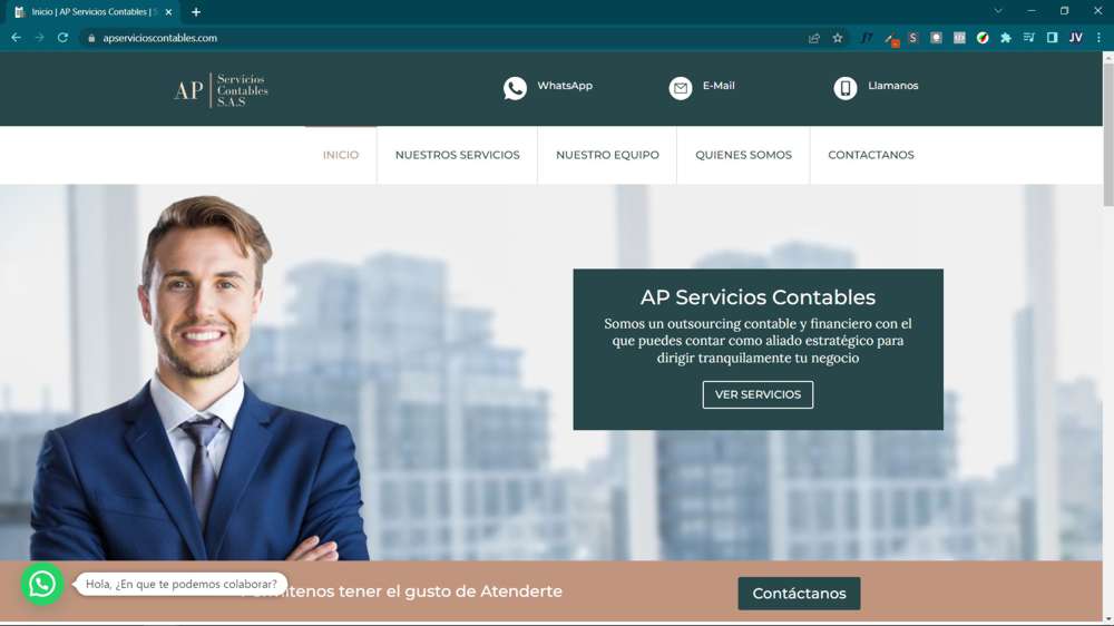 Pagina Web - AP Servicios Contables